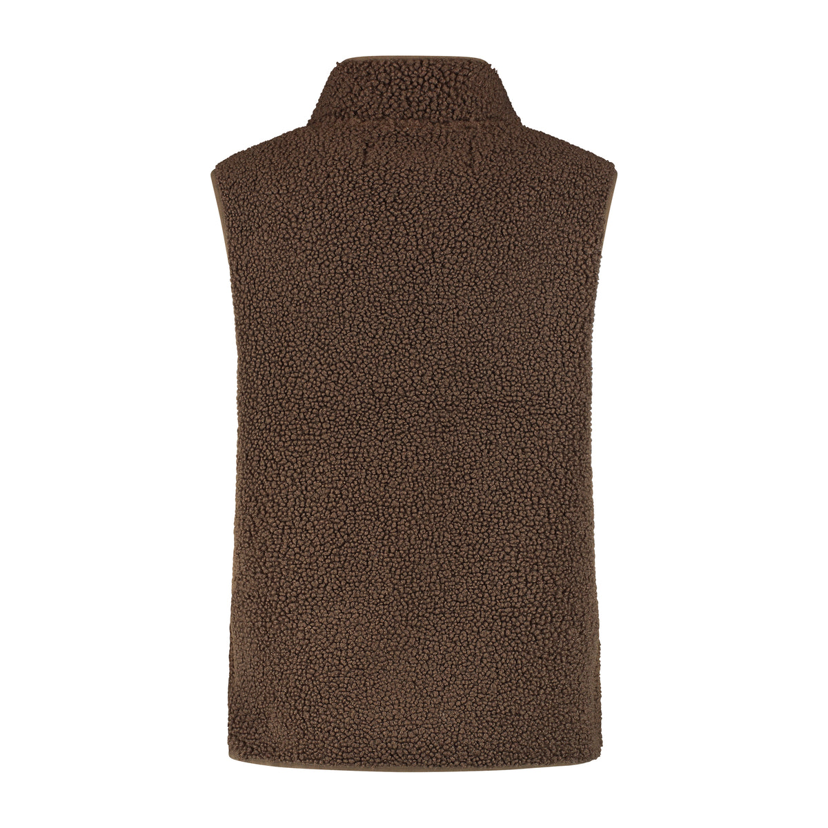 Maya Women - Outdoor Bodywarmer - Teddy - Dark Brown B