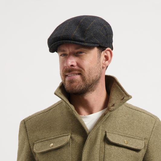Wells Men - Cap - Wool Blend - Navy MV