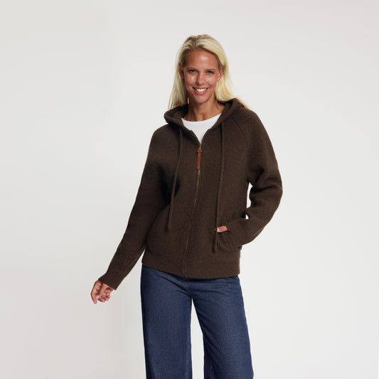 Nele Women - Outdoor Vest - Dark Brown MV