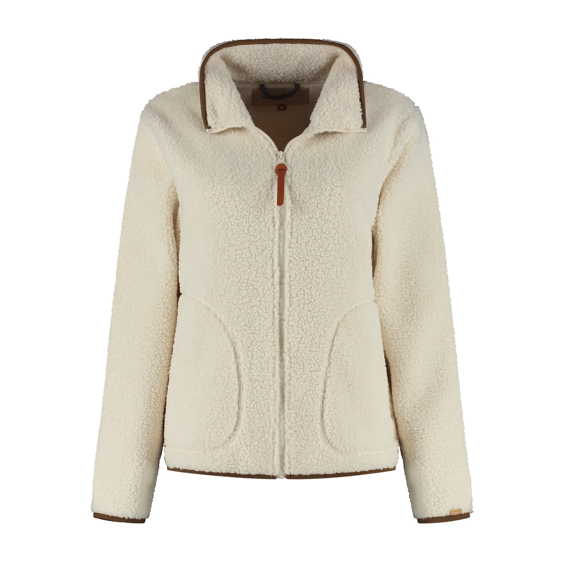 Teddy Women - Outdoor cardigan - Teddy fleece - Off white F