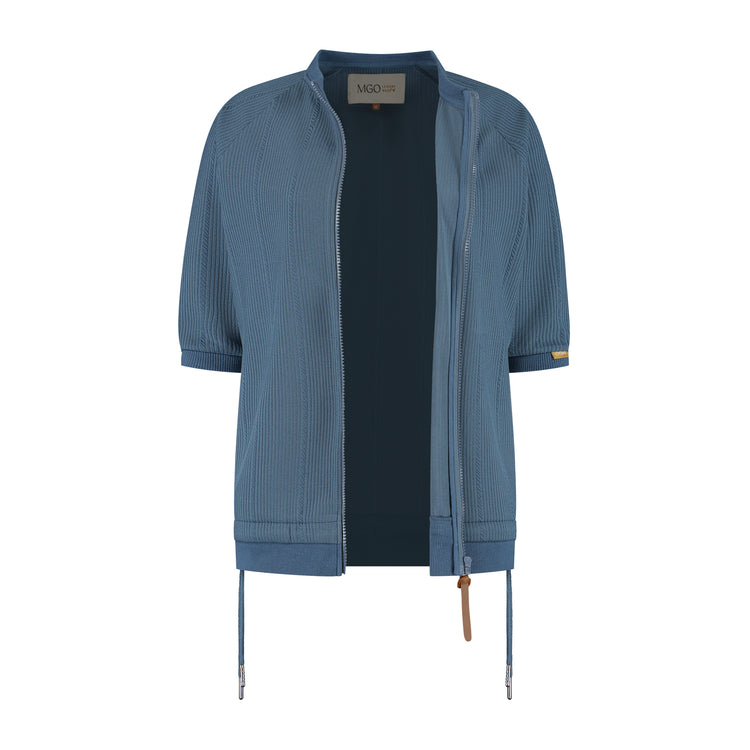 Yule Women - Cardigan - Short sleeves - Blue CVO