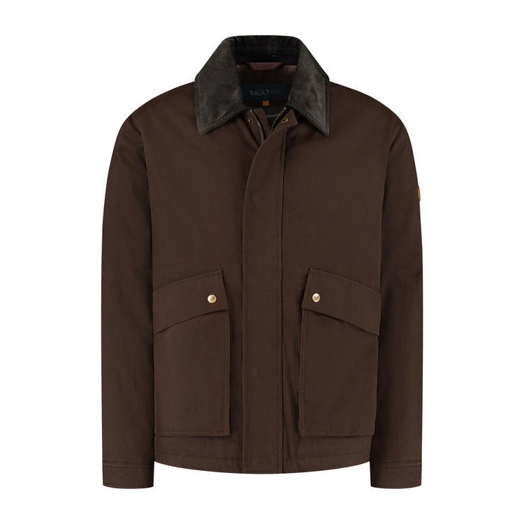 Wesley Men - Barn Jacket - Dark Brown F
