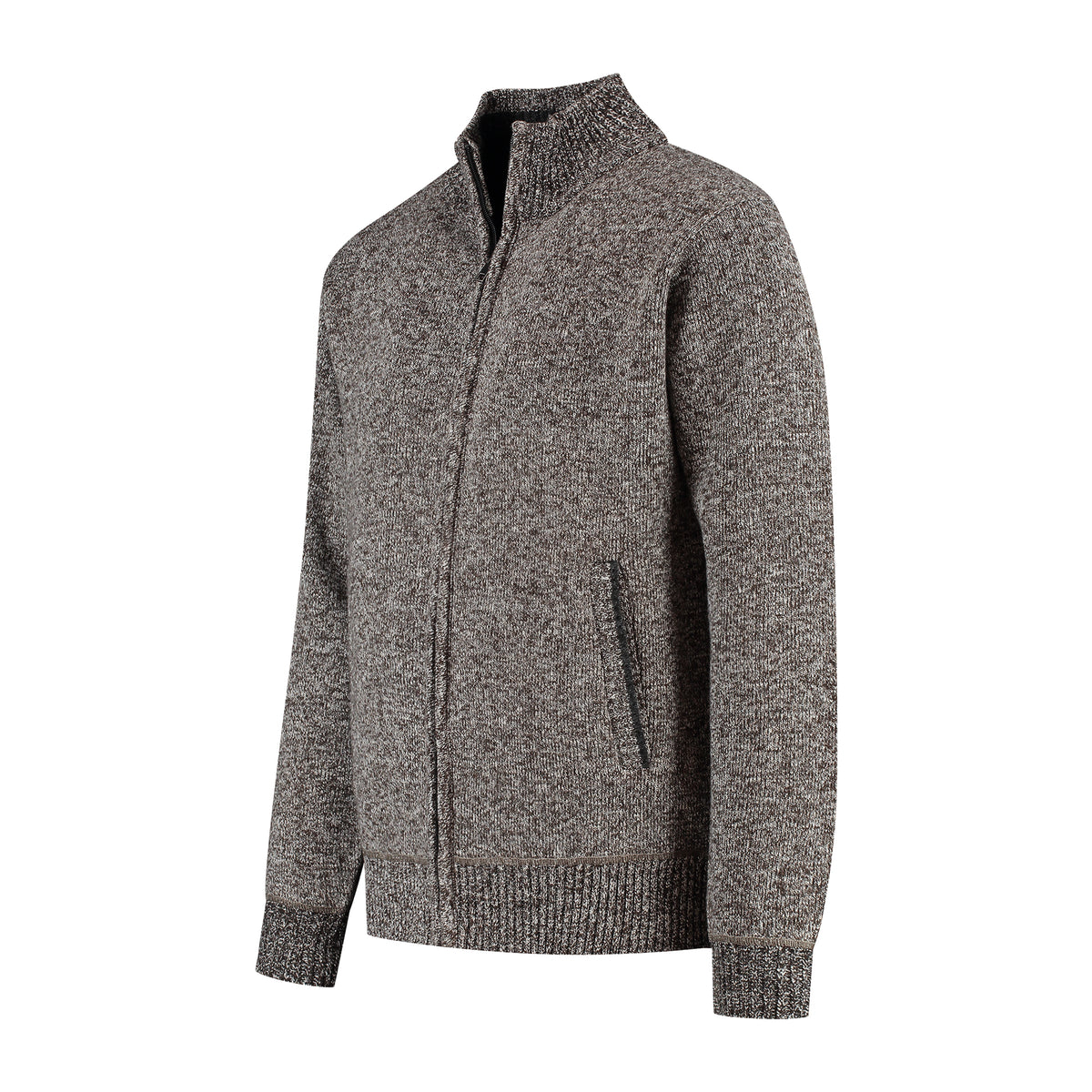Patrick Men - Outdoor Vest - Fleece - Dark Brown FL