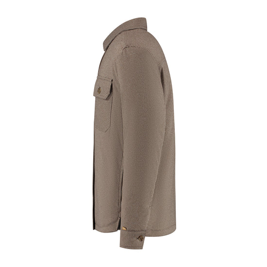 Duke Men - Shacket - Lightweight jacket - Padded shirt - Brown L