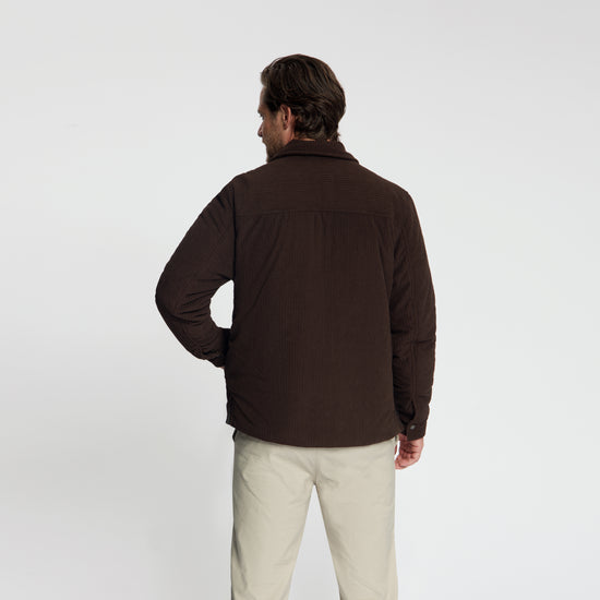 Stan Men - Shacket - Lined Jacket - Dark Brown MV3