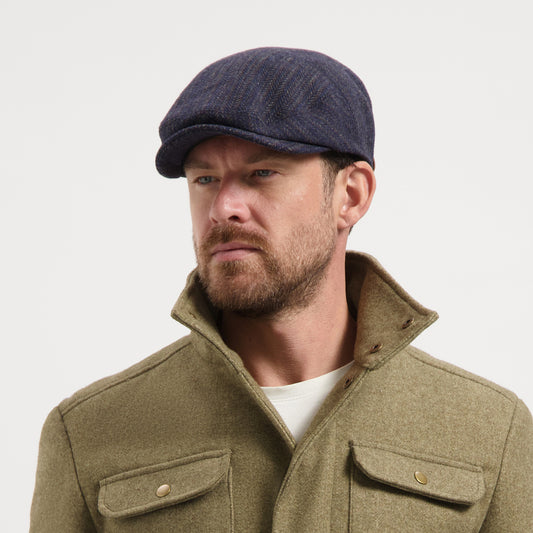 Wem Men - Flat Cap - Wool Blend - Navy MV